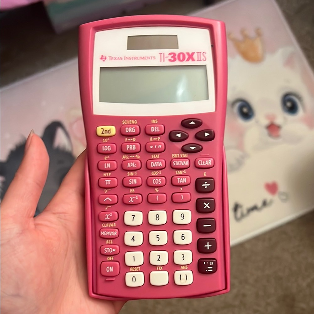 Texas Instruments TI-30X IIS Pink Calculator